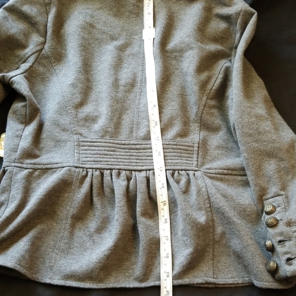 Autumn Gray British Military blazer jacket Comfortable & Stretchy - Picture 8 of 8